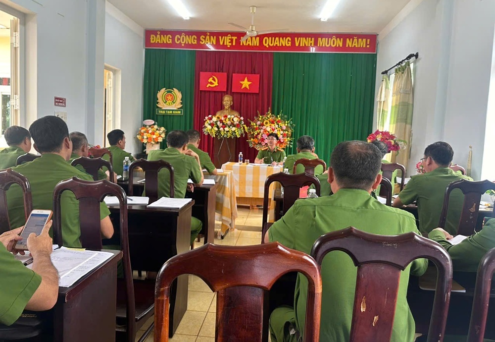 Phân trại tạm giam khu vực số 5, Đức An chủ động làm tốt công tác quản lý kho vật chứng