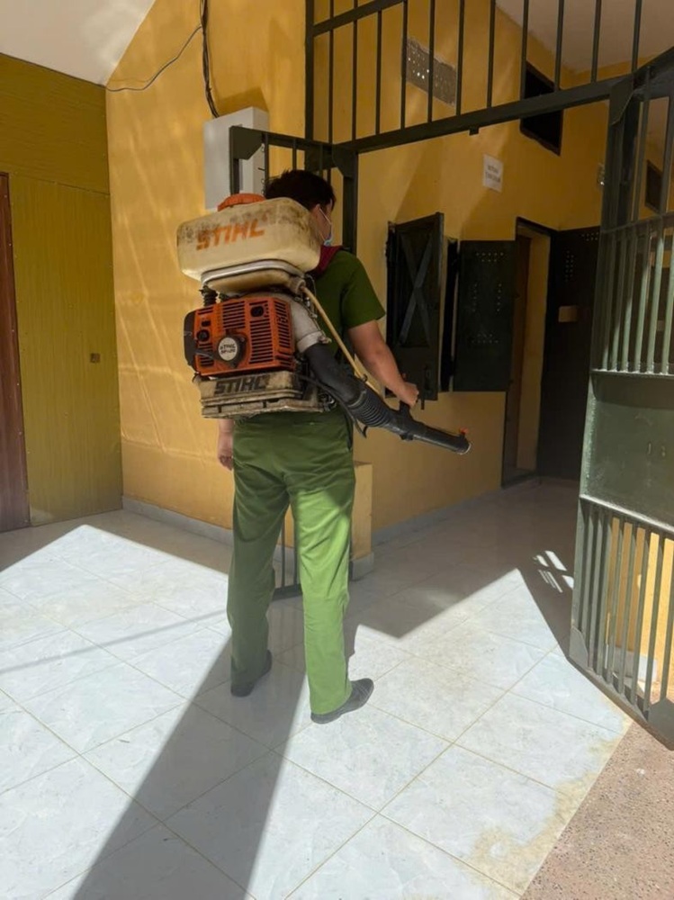 Trại tạm giam số 1 chủ động phòng chống dịch bệnh