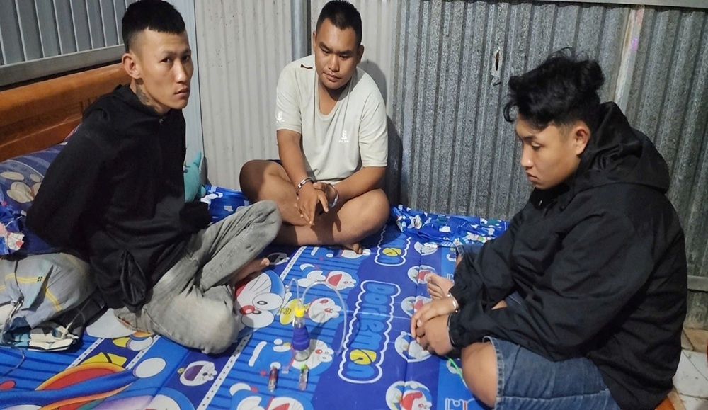 Đấu tranh, triệt phá vụ tổ chức sử dụng trái phép chất ma túy tại xã Cư Jút