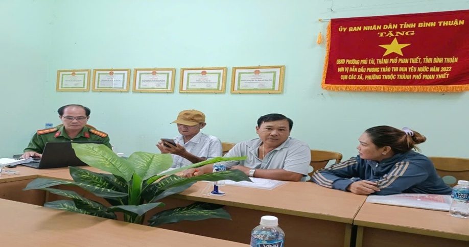 Công an phường Bình Thuận triển khai nhiệm vụ phòng, chống khai thác thủy sản bất hợp pháp