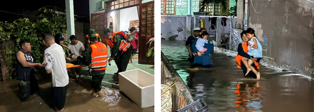 Giữa dòng nước đêm Phú Thủy: Nơi tình quân – dân bền hơn nước lũ