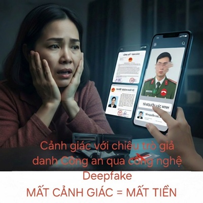Cảnh giác với chiêu trò giả danh Công an qua video call - công nghệ Deepfake và mất cảnh giác dẫn đến mất tiền